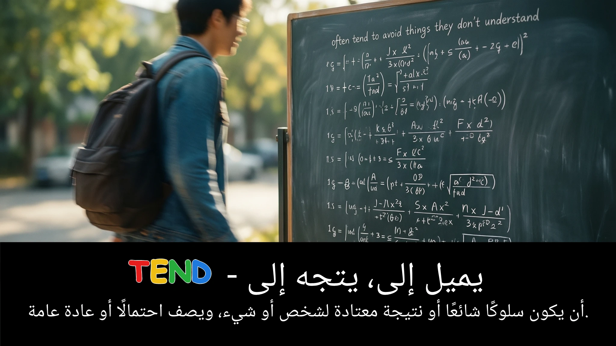 Arabic Illustration for tend